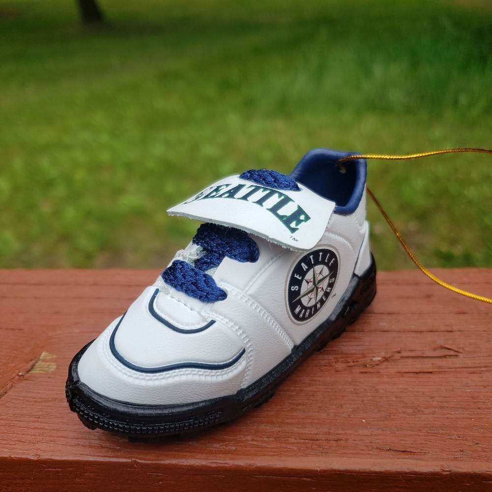 2002 Seattle Mariners Baseball Cleat Hanging Ornament